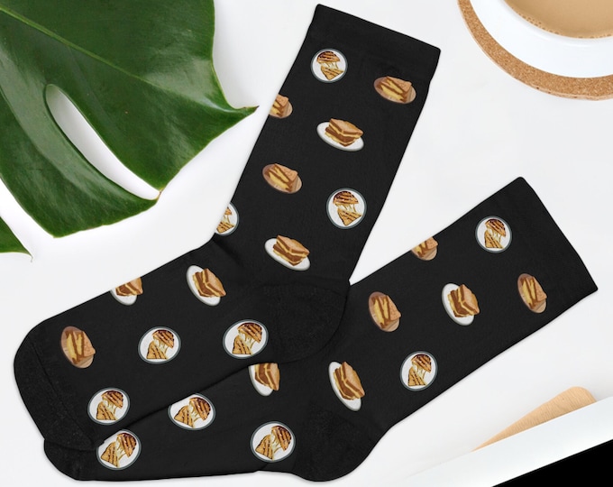 Novelty Grilled Cheese Socks