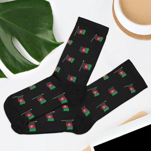 Neuheit Afghanistan Flagge Socken
