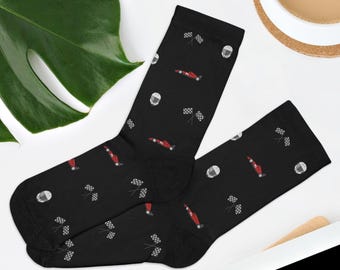 Novelty Racing Car Socks