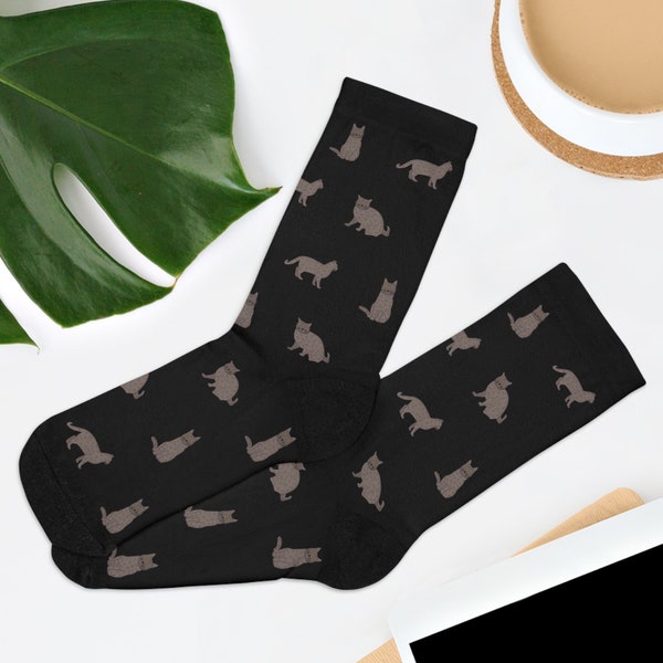 Novelty Chartreux Cat Socks