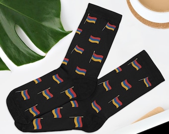 Novelty Armenia Flag Socks