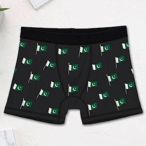 Novelty Pakistan Flag Boxer Briefs (Mens)