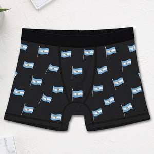 Novelty Argentina Flag Boxer Briefs (Mens)