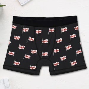 Calzoncillos bóxer con la bandera de Georgia (para hombre)