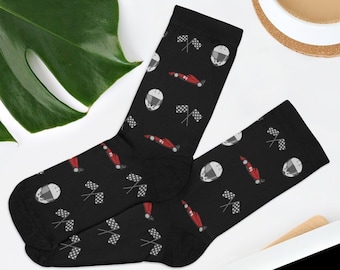 Novelty Racing Car Socks