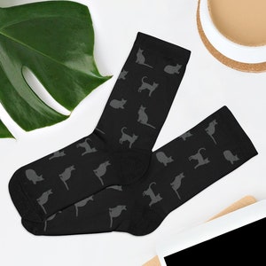 Novelty Russian Blue Cat Socks