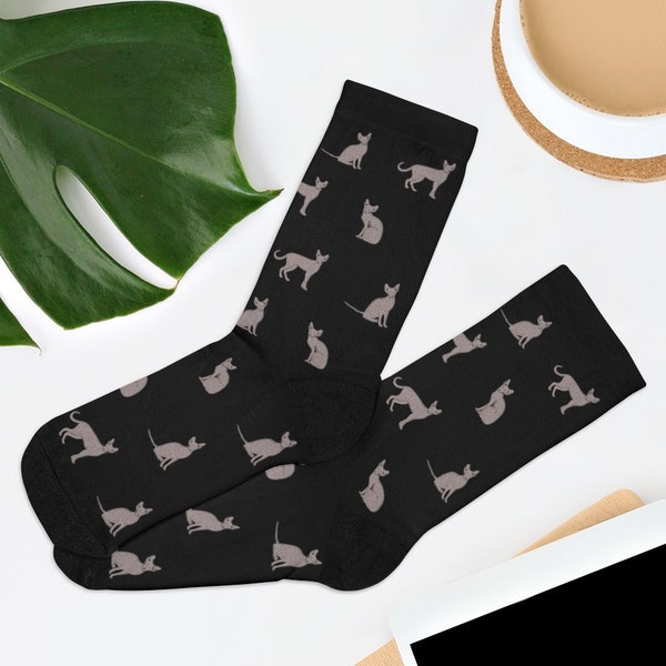 Novelty Sphynx Cat Socks