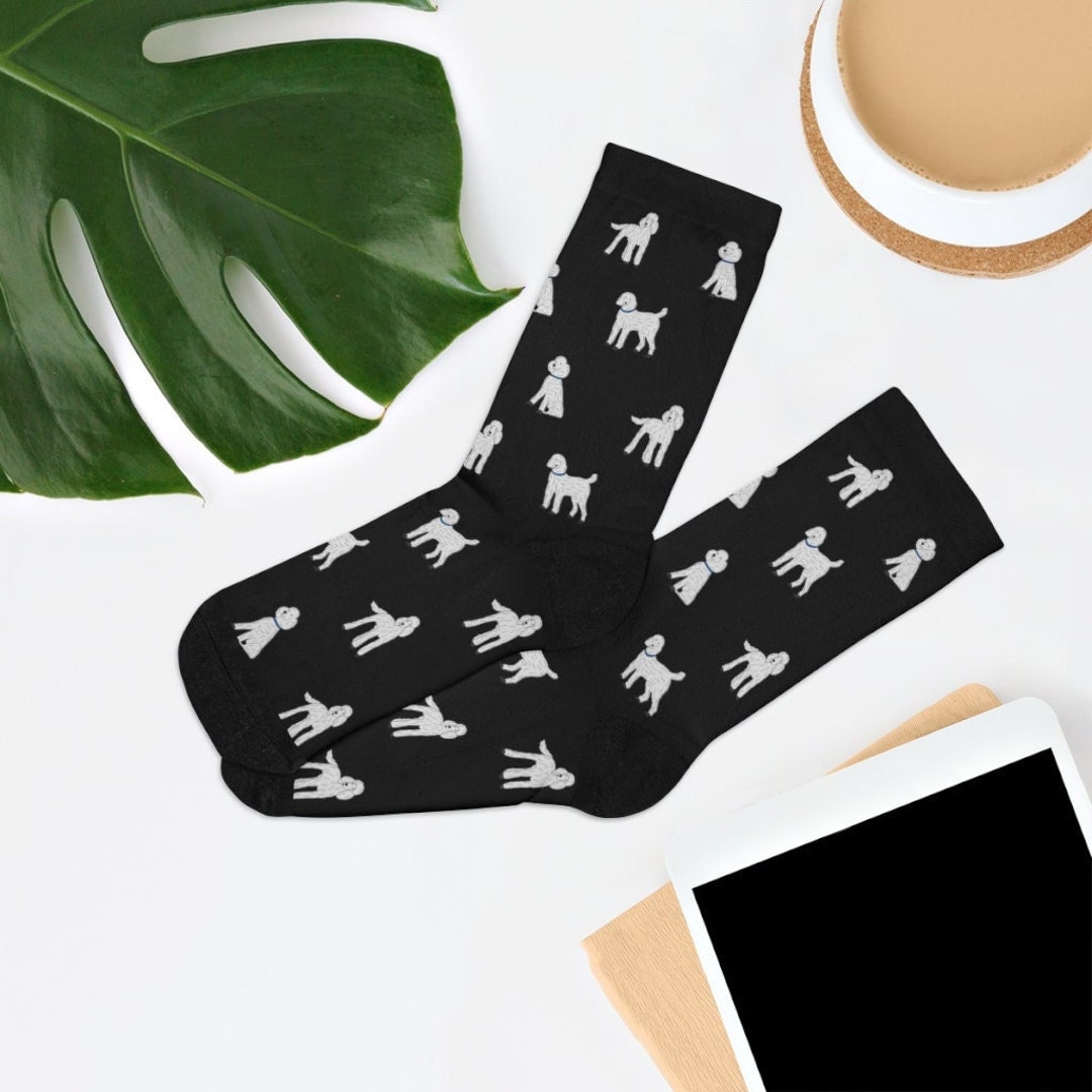 Novelty Poodle Dog Socks Etsy