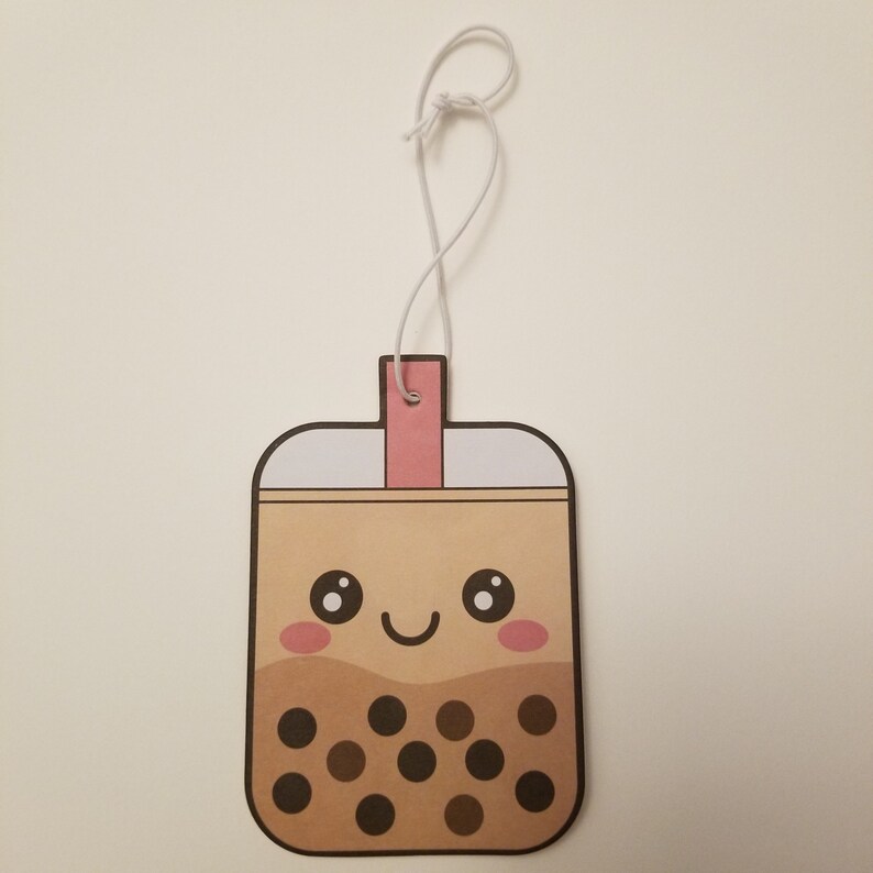 Boba Milk Tea Air Freshener Car Air Freshener Brownsugar Etsy
