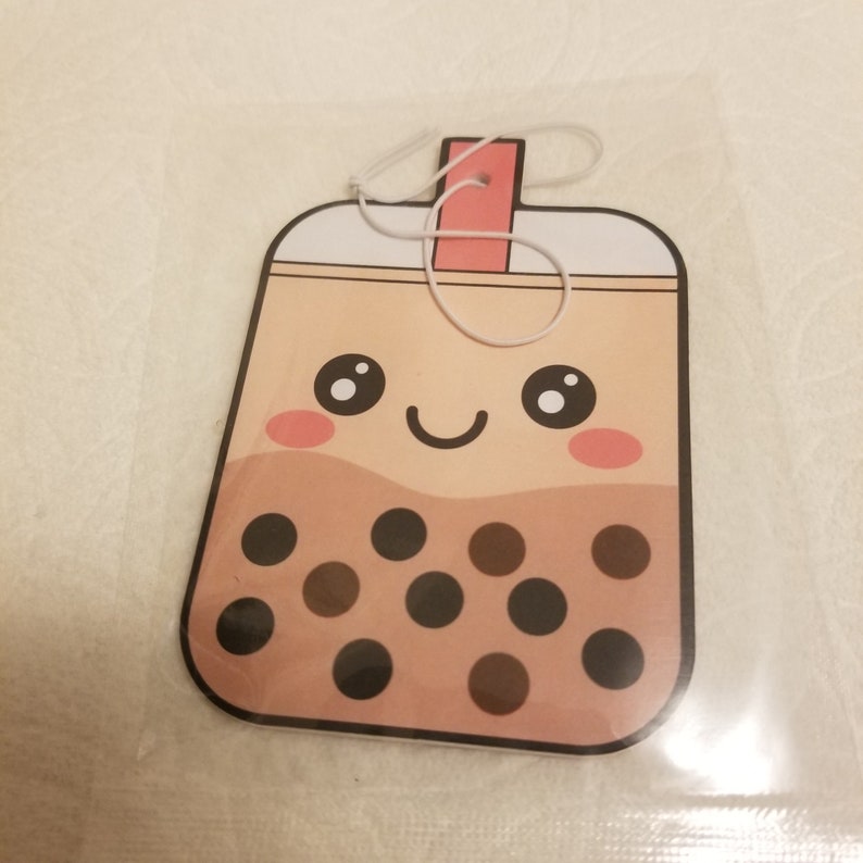 Boba Milk Tea Air Freshener Car Air Freshener Brownsugar Etsy