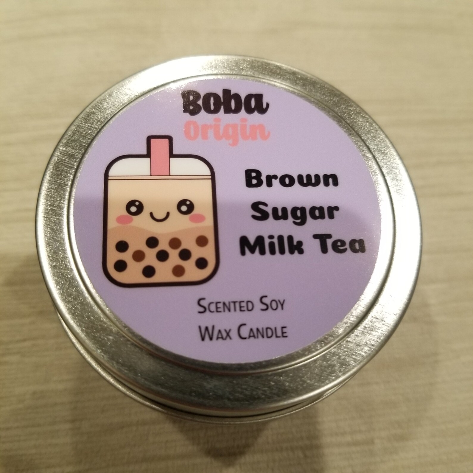 Boba Milk Tea Boba Candle Brownsugar Milk Tea Boba Candle Etsy