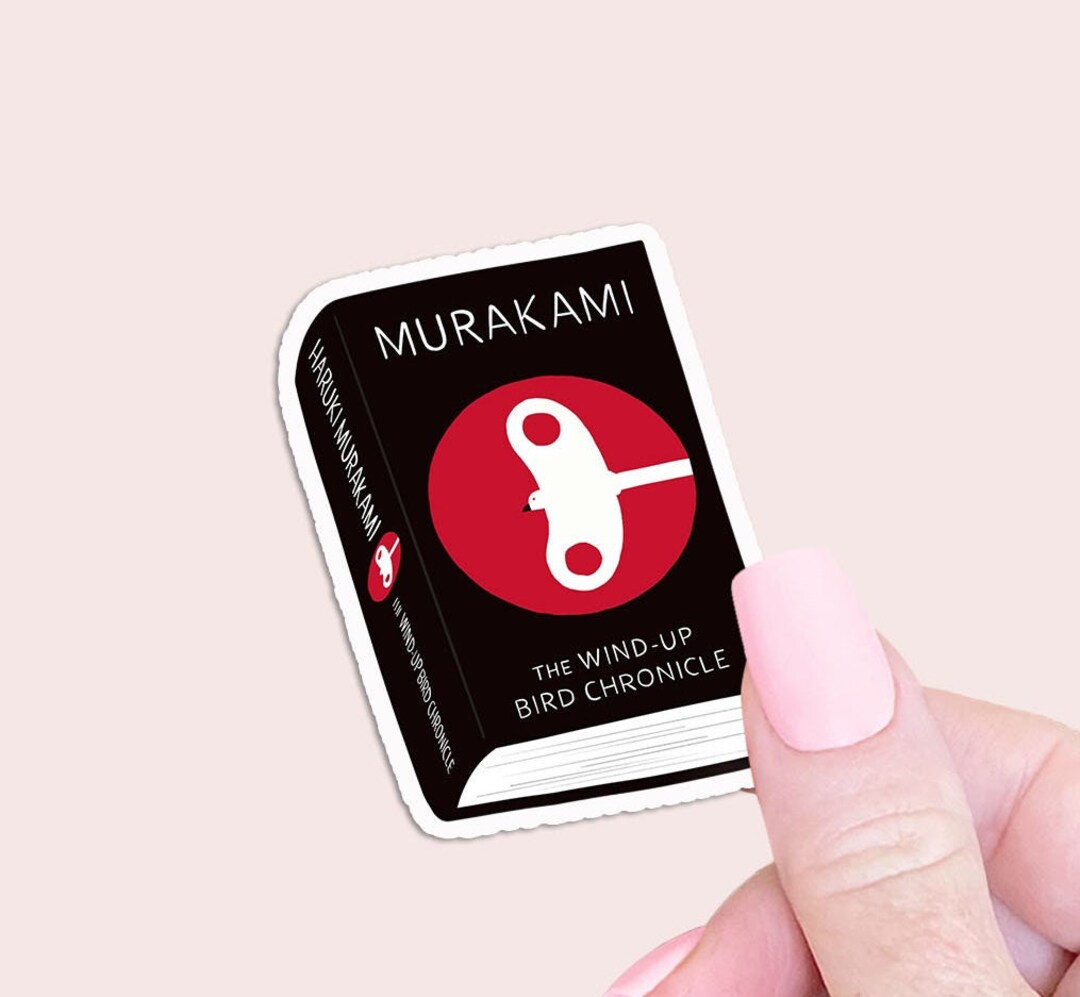 Murakami Sticker Bookish Sticker Book Lover Gift Bookish Etsy