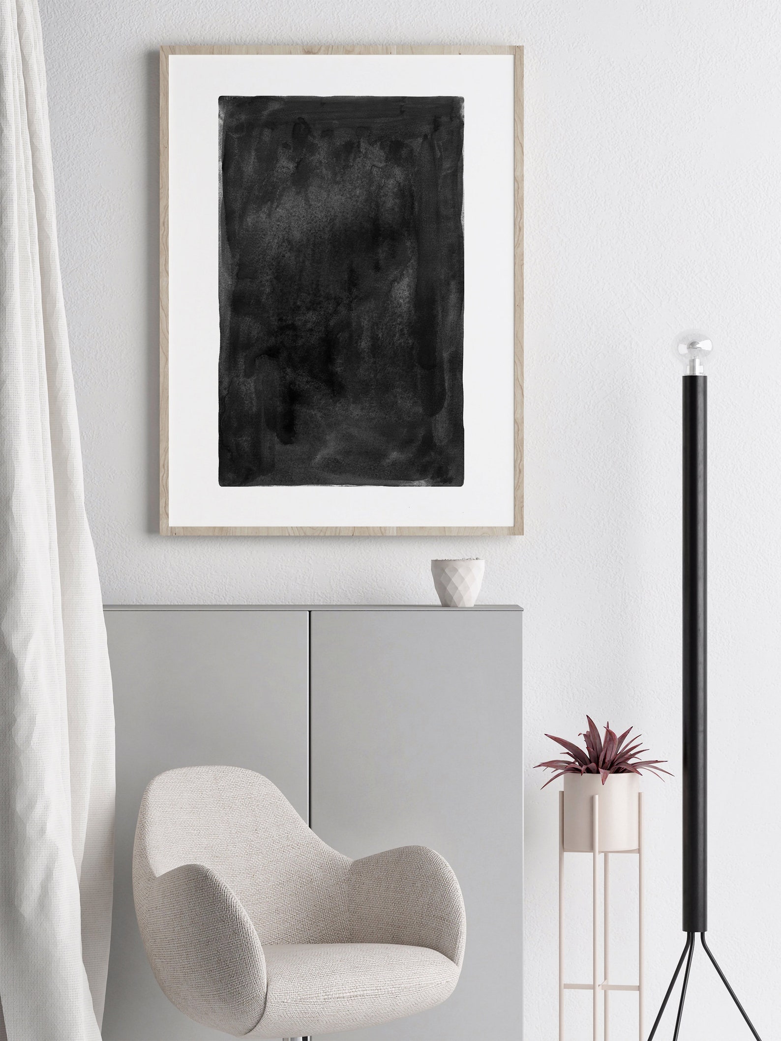 Black Wall Decor Abstract Print Abstract Printable Art Etsy