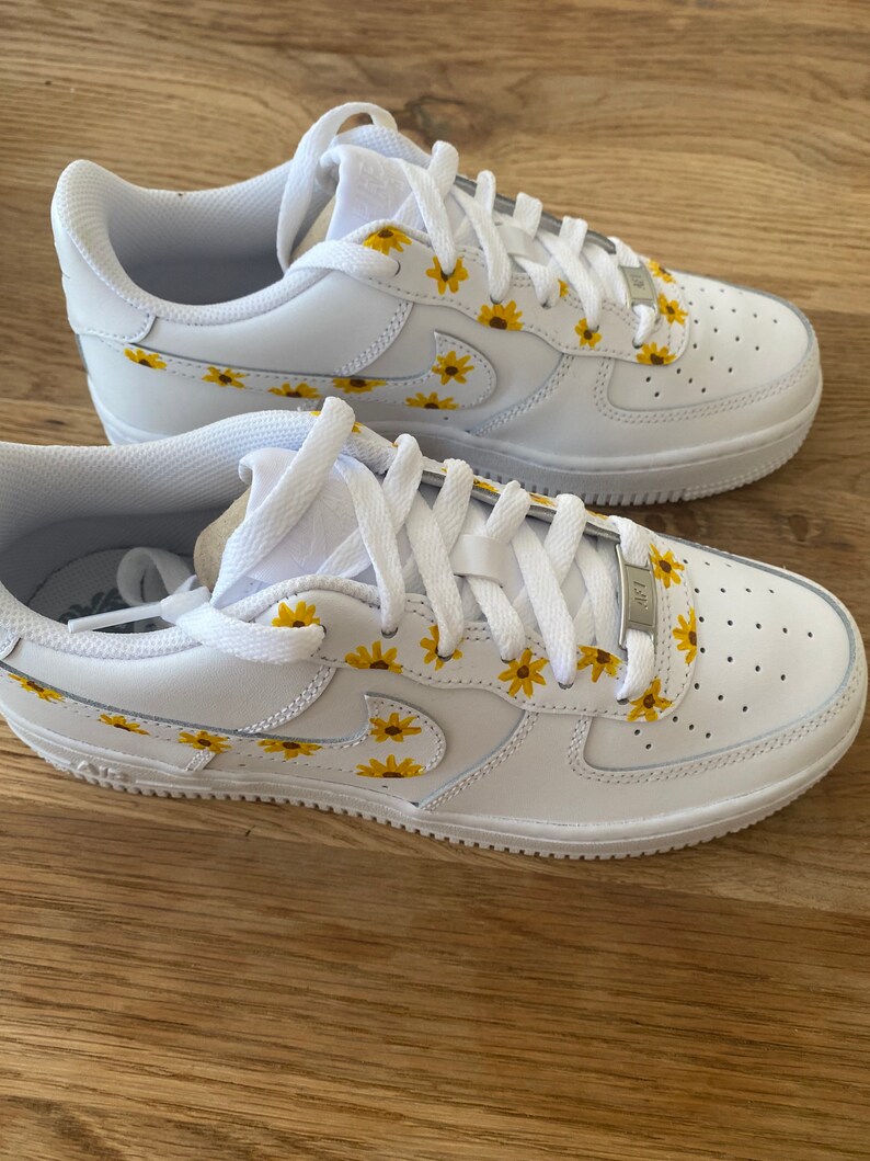 Sunflower custom Air Force 1 | Etsy