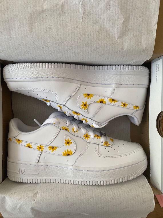 nike air force 1 custom sunflower