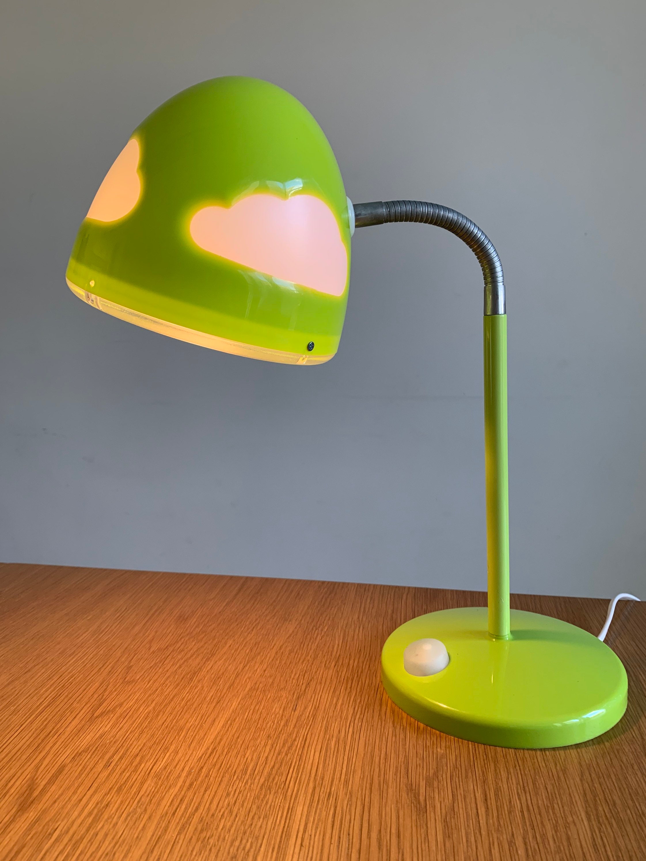 Vintage Ikea Skojig desk table lamp Scandinavian mushroom Etsy
