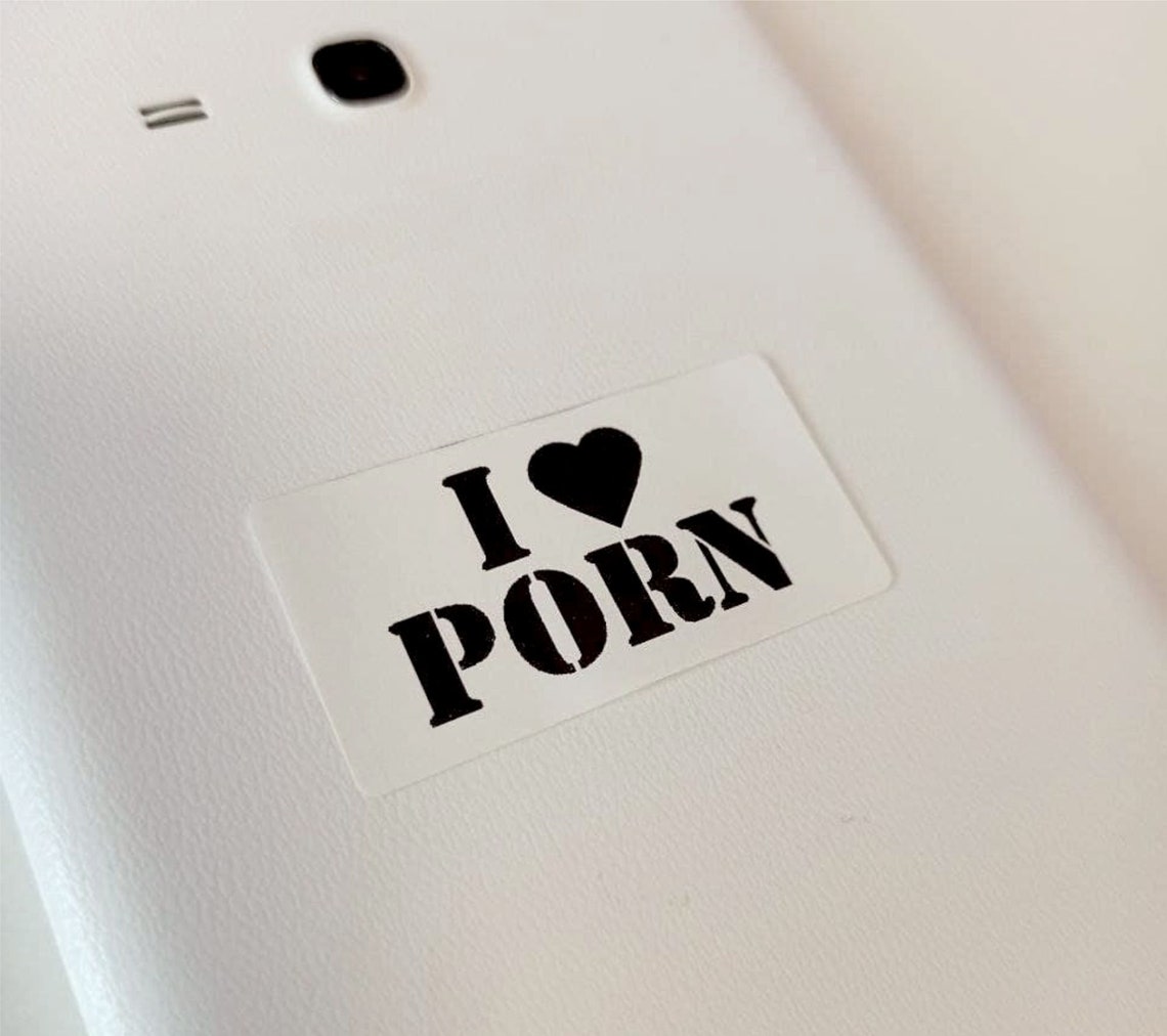 I LOVE PORN Sticker Stickers 251000 Pack Porn Stickers Joke Decal Porn