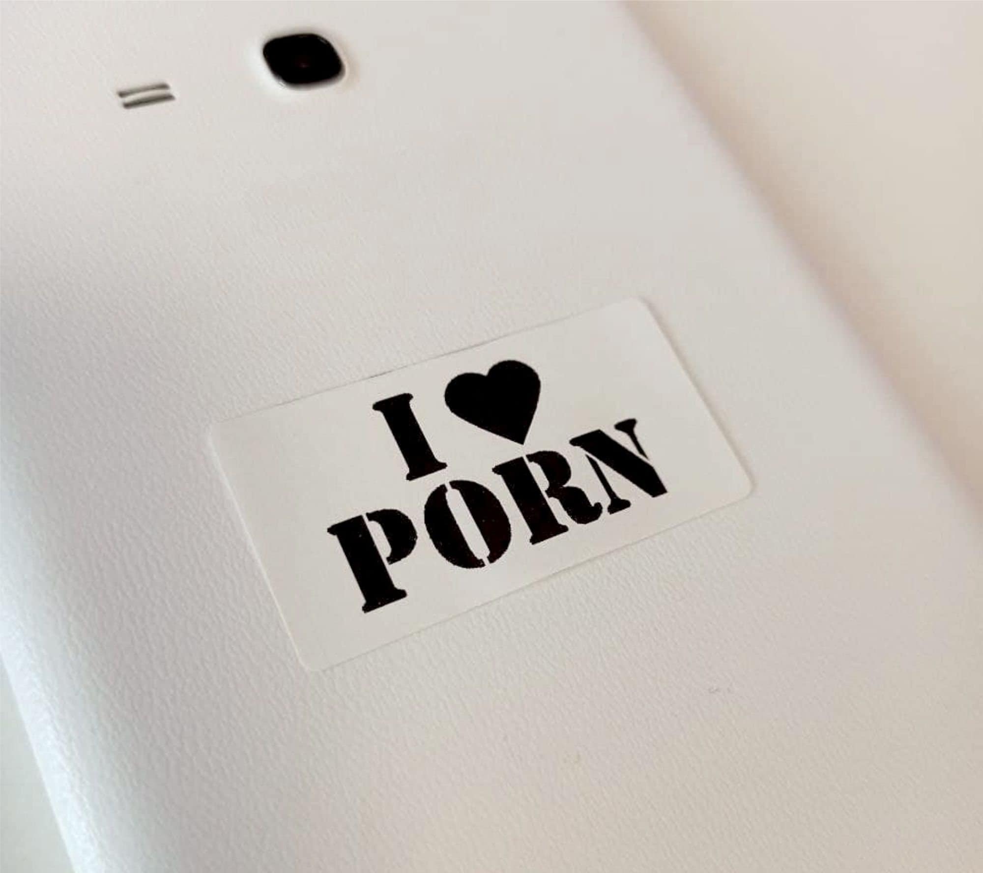 I LOVE PORN Sticker Stickers 25-1000 Pack Porn Stickers Joke Decal Porn ...