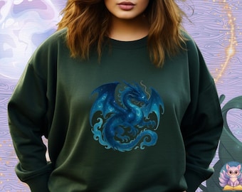 Celestial Dragon Shirt, galaxy fantasy creature tee, night sky cosmic dragoncore top, stargazer gift for dreamers