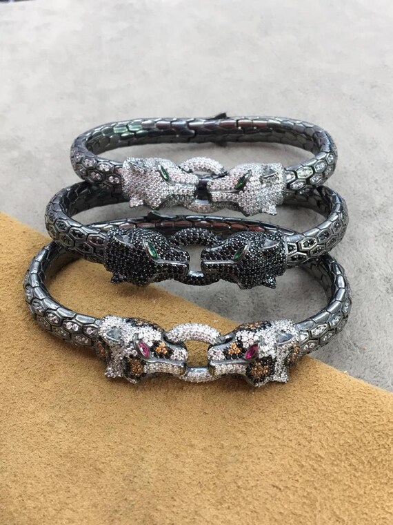 Snake Bracelet Black E1