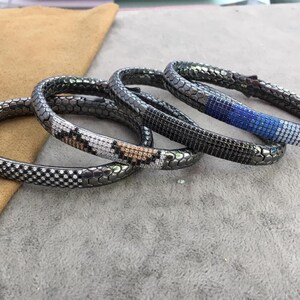 Snake Bracelet - Black - E1