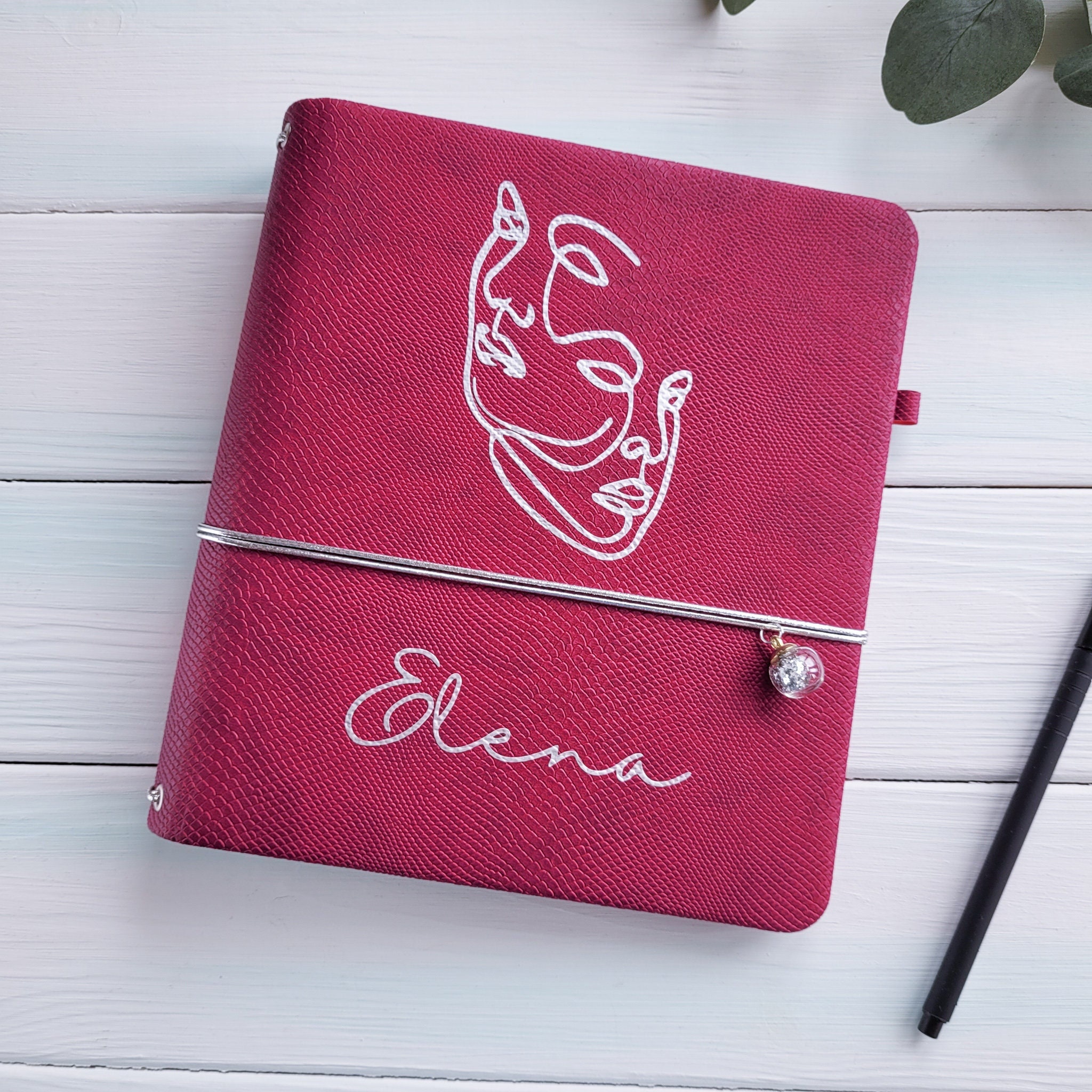 Pink 6-Ring Agenda Cover | A5