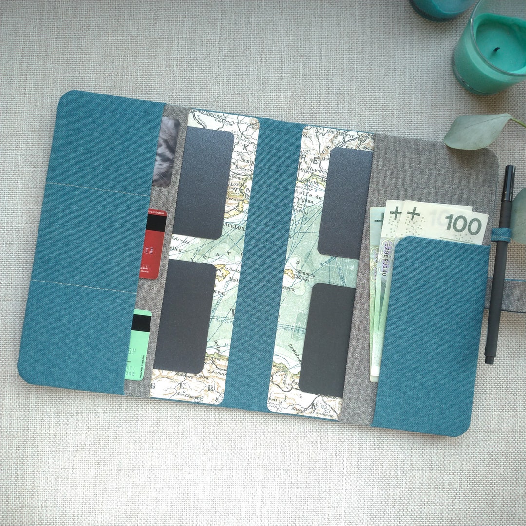 Personalized 2 3 4 Passport Holder Family Travel Wallet Etsy