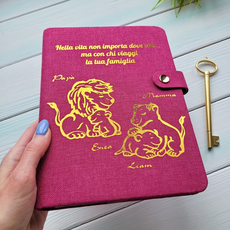 Personalized Family Passport Holder for 4 5 Passports Etsy