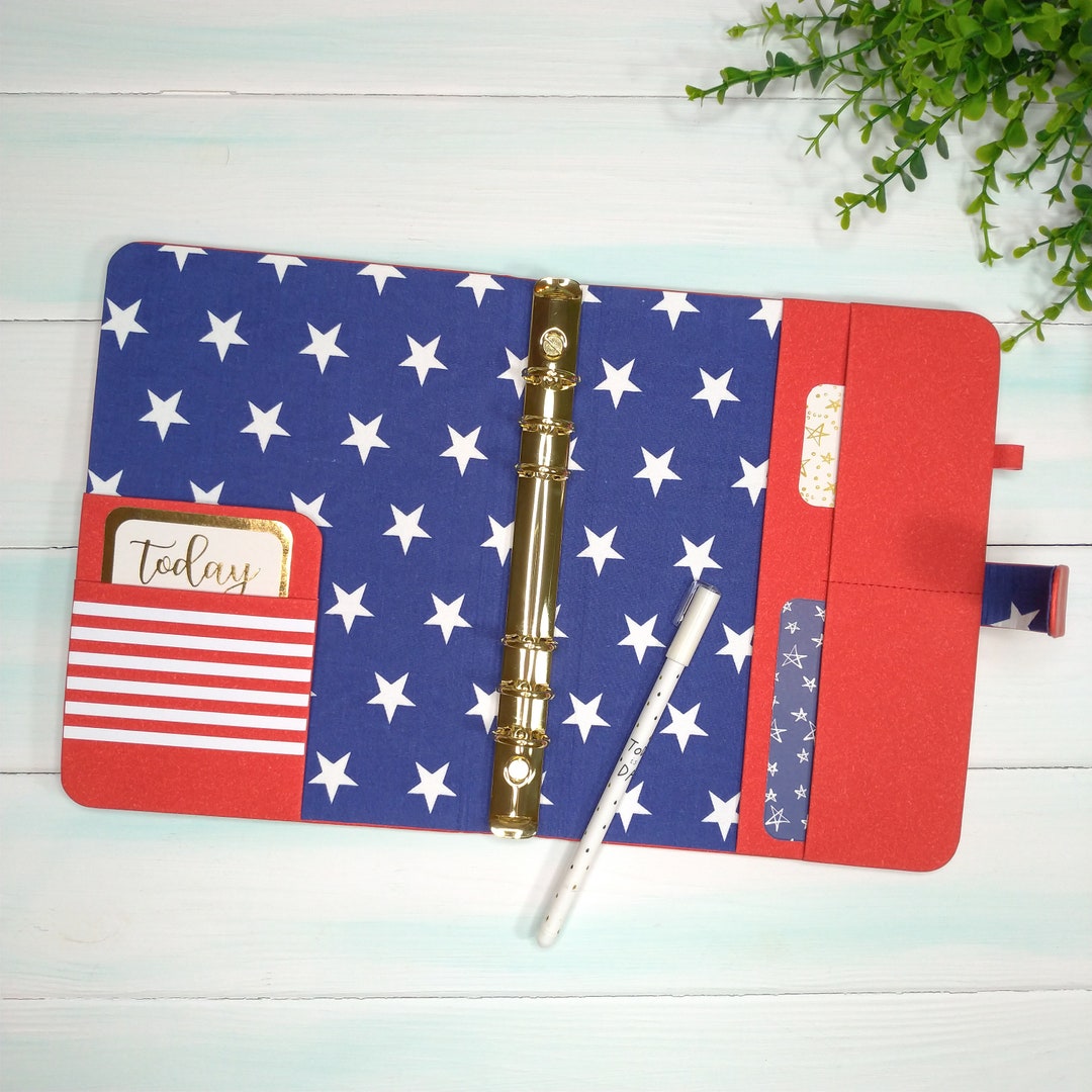 2024 A5 Faux Leather Notebook Cover A5 6ring Planner Binder Etsy