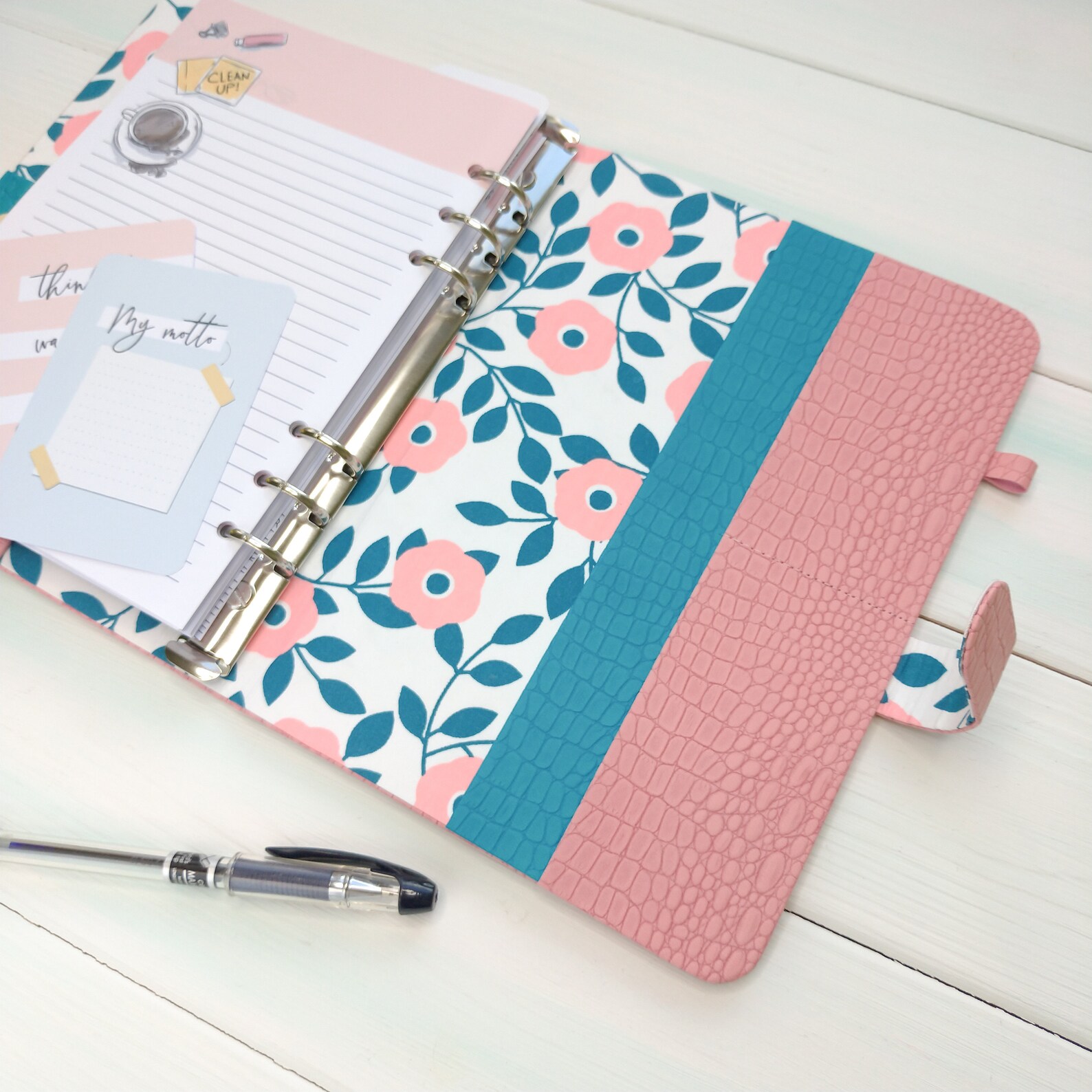 PERSONALIZED Budget Planner Pink A5 Planner Binder Business Etsy