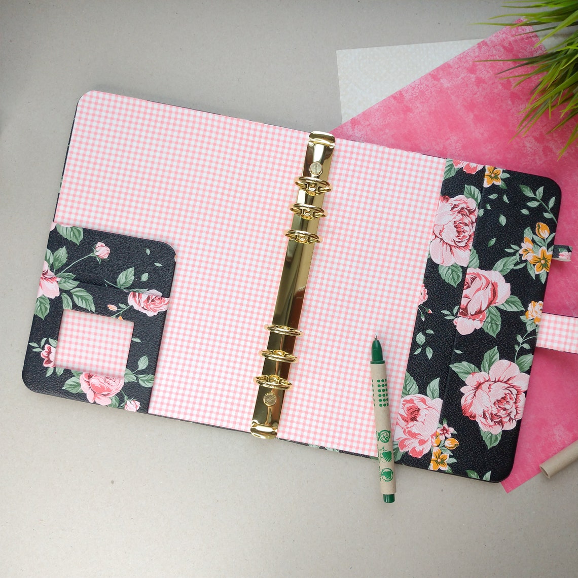 A5 Binde Pockets With Flaps 15Pcs, 6 Ing Zipless PVC Budget