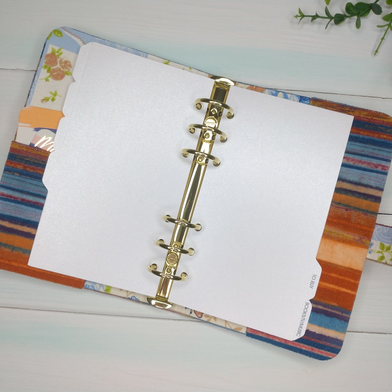 Personalized Planner Dividers Planner Dashboard Top Tab Etsy