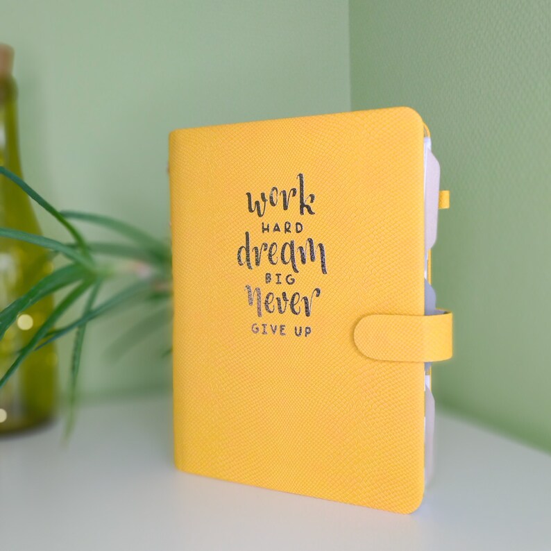 202021 Personal Business Planner A5 Planner Binder Cover Etsy