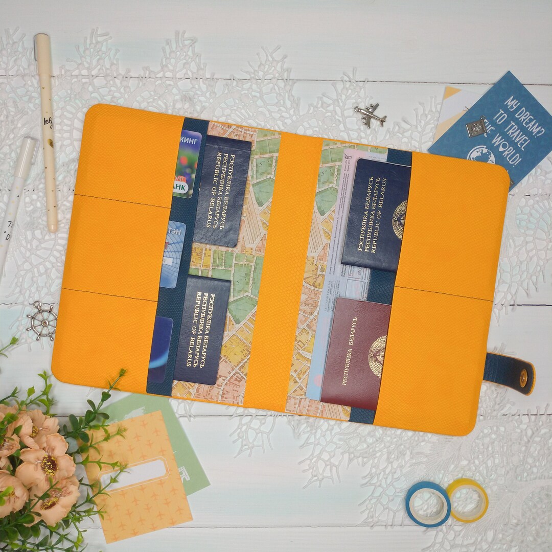 Personalized Travel Wallet Family Passport Holder for 2 3 Etsy