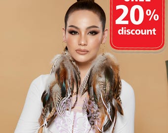 Boho Feather Dangle Earrings: Lightweight Brass, Cruelty-Free
