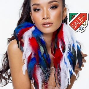 Handmade Feather Dangle Earrings: Boho Festival Accessories