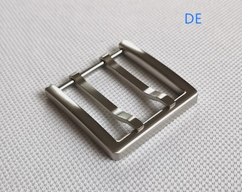 Stainless steel buckle men belt buckle double prong heavy duty buckle tool belt buckle allergy free 45 mm 4.5 cm 1.75&quot;