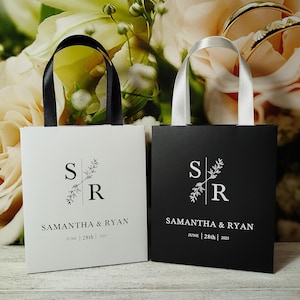 20 Wedding Welcome Bags, Wedding Bags for Guests, Personalized Wedding Bags, Wedding Favor Bags, Bridesmaid Bags for Wedding Day