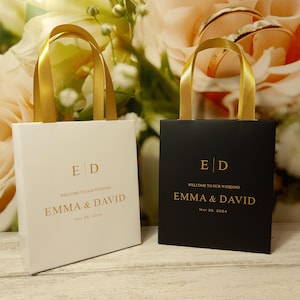 20 Wedding Welcome Bags Wedding Thank You Bags Welcome Gift Bags Custom Welcome Bags Welcome Bags For Hotel Guests Wedding Bags Favors