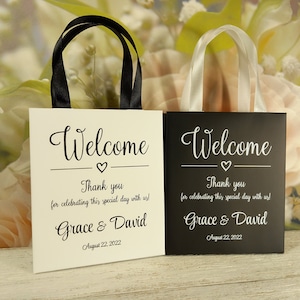 20 Wedding Welcome Bags Wedding Thank You Bags Welcome Gift Bags For Wedding Custom Welcome Bags Welcome Bags For Hotel Guests Wedding Bags