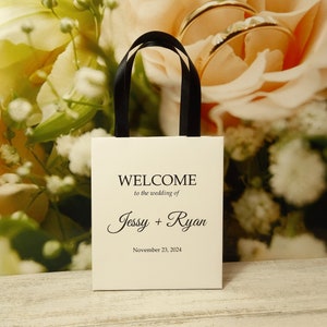 25 Wedding Welcome Bags Wedding Thank You Bags Welcome Gift Bags Custom Welcome Bags Welcome Bags For Hotel Guests Wedding Bags Favors
