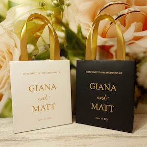 20 Wedding Welcome Bags Wedding Thank You Bags Welcome Gift Bags Custom Welcome Bags Welcome Bags For Hotel Guests Wedding Bags Favors
