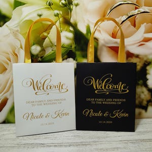 20 Wedding Welcome Bags Wedding Thank You Bags Welcome Gift Bags For Wedding Custom Welcome Bags Welcome Bags For Hotel Guests Wedding Bags