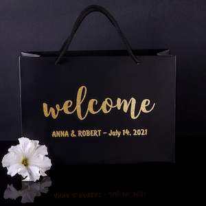 30 Welcome Bags Wedding Bags For Guests Thank You Bags For Wedding Gift Bags For Wedding Favor Bags Custom Welcome Bags