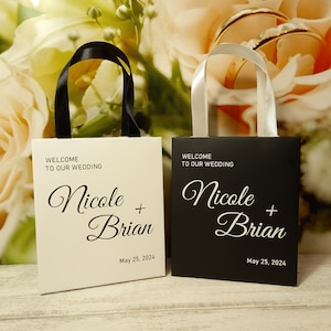 25 Wedding Welcome Bags Wedding Thank You Bags Welcome Gift Bags Custom Welcome Bags Welcome Bags For Hotel Guests Wedding Bags Favors