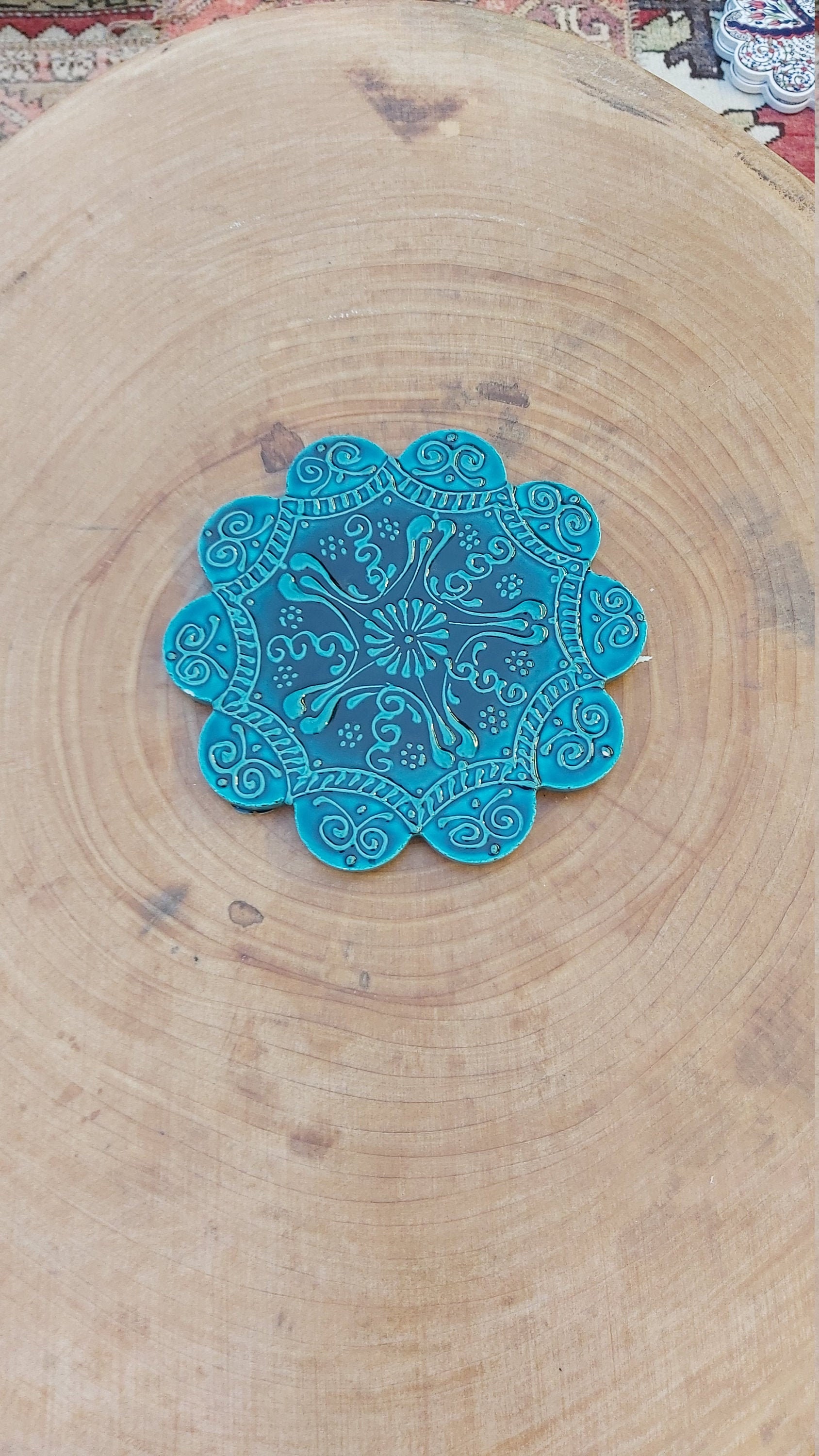 Trivet Ceramic Hot Plate Handmade Ceramic Trivet Handmade Etsy