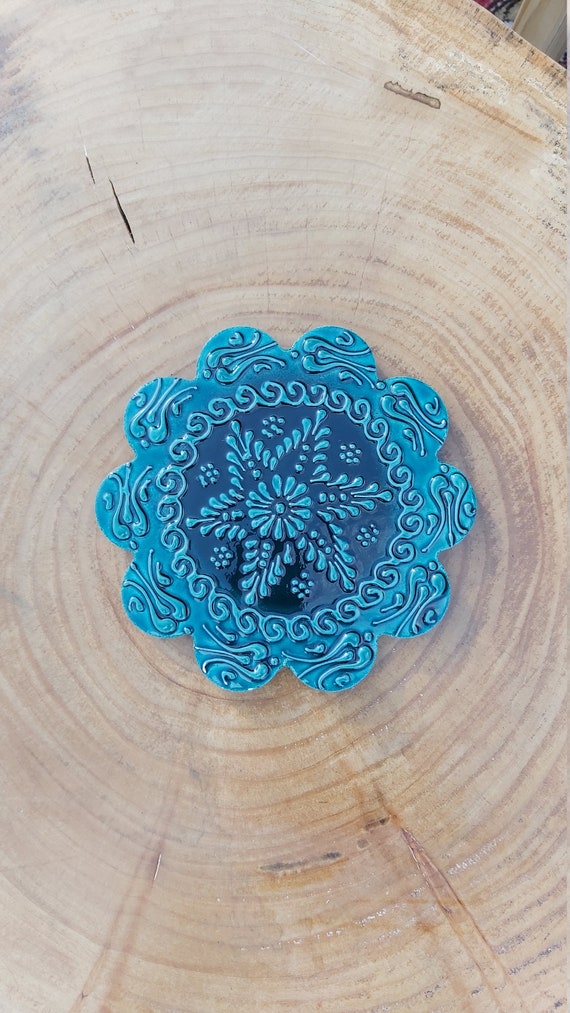 Trivet Ceramic Hot Plate Handmade Ceramic Trivet Handmade Etsy