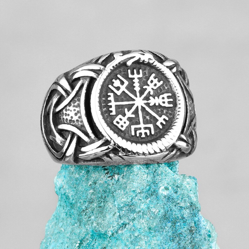 Viking Mens Ring Viking Jewelry Rings For Women Stainless Steel Viking Ring Viking Ring Nordic Ring Silver Viking Ring Rings For Men