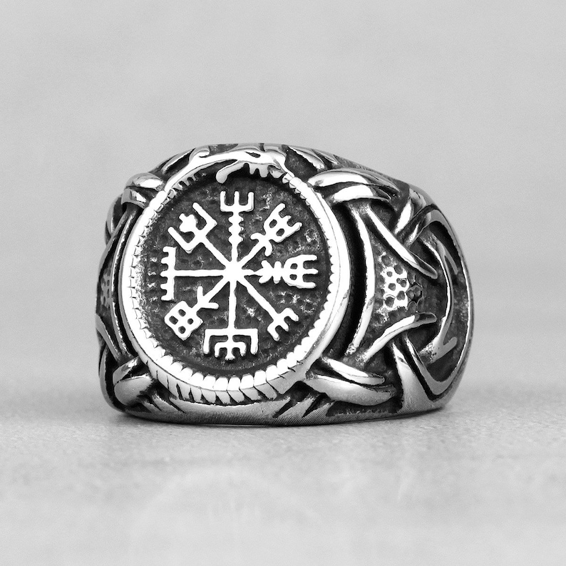 Viking Mens Ring Viking Jewelry Rings For Women Stainless Steel Viking Ring Viking Ring Nordic Ring Silver Viking Ring Rings For Men