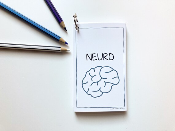 Neurology Medicine Flashcards - Etsy UK
